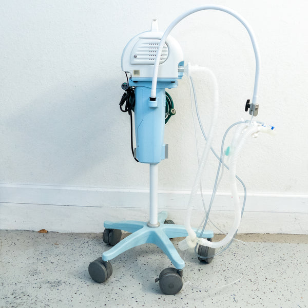 NEWPORT HT70 - Respiratory Ventilator Includes Air/Oxygen Mixer, P Circuit and Cruiser Cart - Loyalty Medical