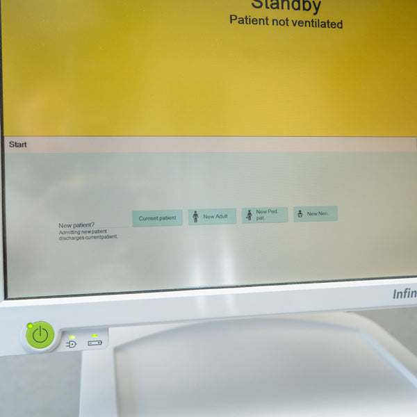 Drager Evita Infinity V500 W/ C500 8416189 Adult Ped Neo w/ Humidifier F&P 850