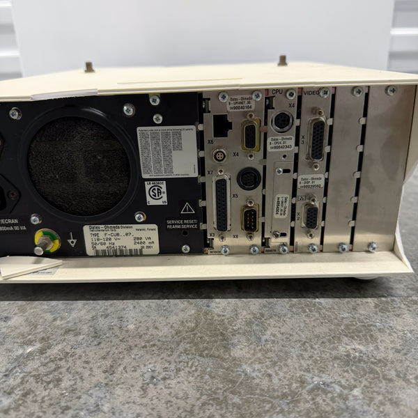 Datex Ohmeda GE F-CU8 Patient Monitor Module Rack (Parts)