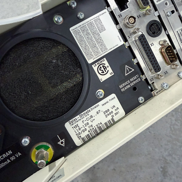 Datex Ohmeda GE F-CU8 Patient Monitor Module Rack (Parts)