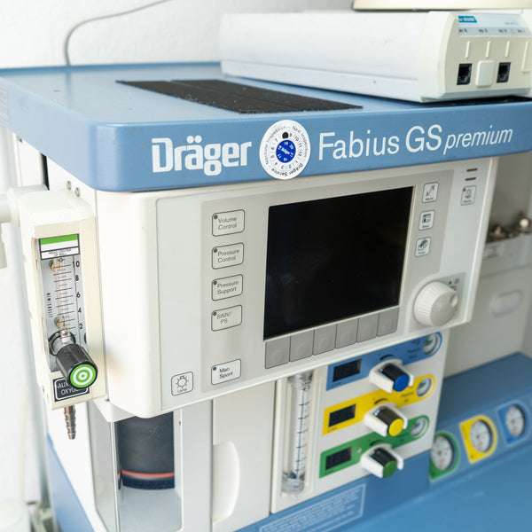 Fabius GS Premium w Solar 8000M Patient Monitor 8607000-51 ASDF-0114