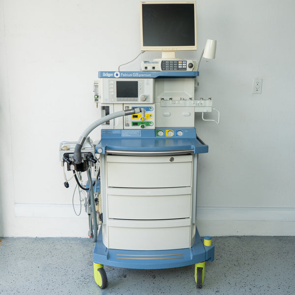 Fabius GS Premium w Solar 8000M Patient Monitor 8607000-51 ASDF-0114