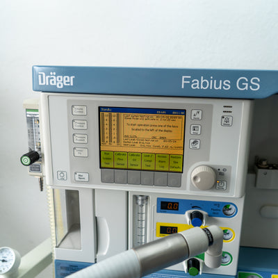Drager Fabius GS Premium Anesthesia Machine Color Display 8607000-56 ASEL-0043 - Loyalty Medical