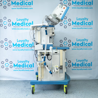Drager Fabius GS Premium Anesthesia Machine with Infinity Delta Monitor and Scio Four Oxi Plus Gas Module 6871801 RI 10 8607000-39 ASCB-0096 - Loyalty Medical