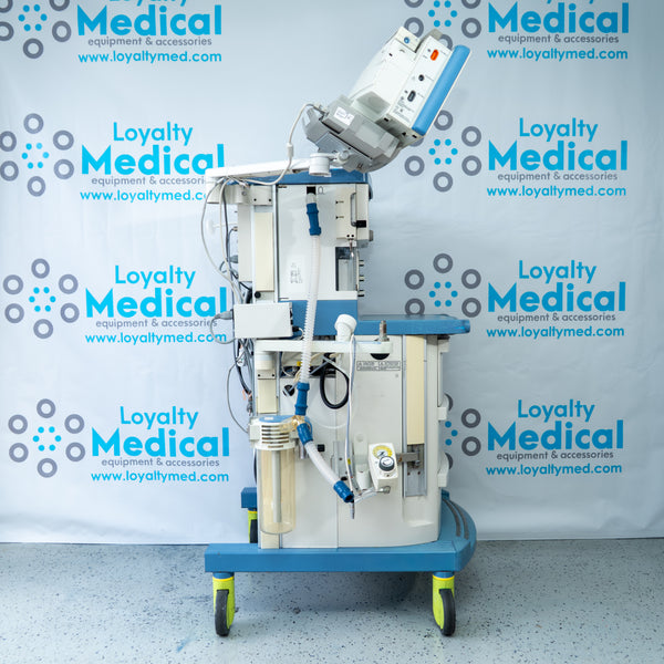 Drager Fabius GS Premium Anesthesia Machine with Infinity Delta Monitor and Scio Four Oxi Plus Gas Module 6871801 RI 10 8607000-39 ASCB-0096