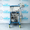 Drager Fabius GS Premium Anesthesia Machine with Infinity Delta Monitor and Scio Four Oxi Plus Gas Module 6871801 RI 10 8607000-39 ASCB-0096