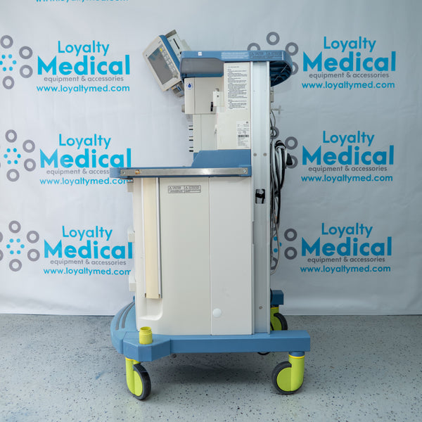 Drager Fabius GS Premium Anesthesia Machine with Infinity Delta Monitor and Scio Four Oxi Plus Gas Module 6871801 RI 10 8607000-39 ASCB-0096