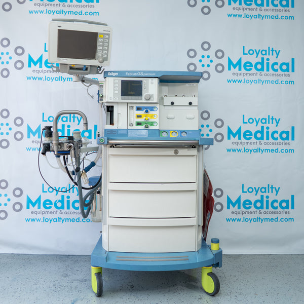 Drager Fabius GS Premium Anesthesia Machine with Infinity Delta Monitor and Scio Four Oxi Plus Gas Module 6871801 RI 10