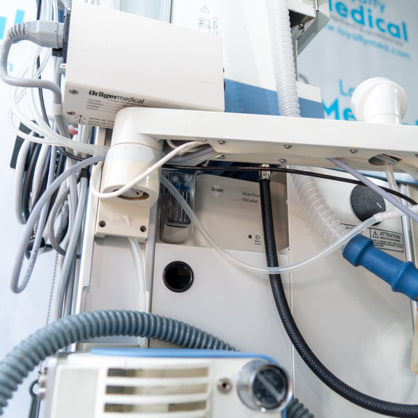 Drager Fabius GS Premium Anesthesia Machine with Infinity Delta Monitor and Scio Four Oxi Plus Gas Module 6871801 RI 10