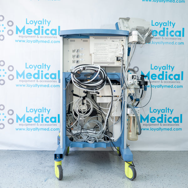 Drager Fabius GS Premium Anesthesia Machine with Infinity Delta Monitor and Scio Four Oxi Plus Gas Module 6871801 RI 10