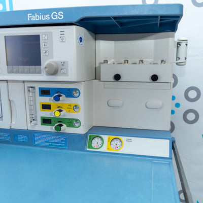 Draeger Fabius GS Anesthesia Machine with Scio Four Oxi Plus Gas Module 6871801 RI 10 8604700-18 DRUN-0168 - Loyalty Medical