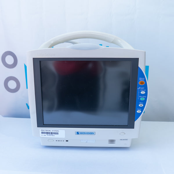 Nihon Kohden Lifescope MU-651RA Patient Monitor w Bedside Monitor BSM-6501A