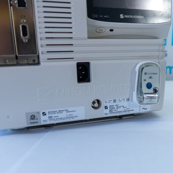 Nihon Kohden Lifescope MU-651RA Patient Monitor w Bedside Monitor BSM-6501A