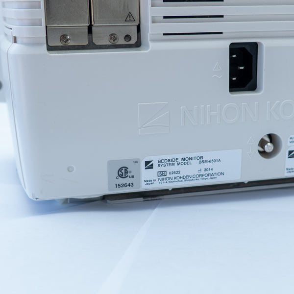 Nihon Kohden Lifescope MU-651RA Patient Monitor w Bedside Monitor BSM-6501A