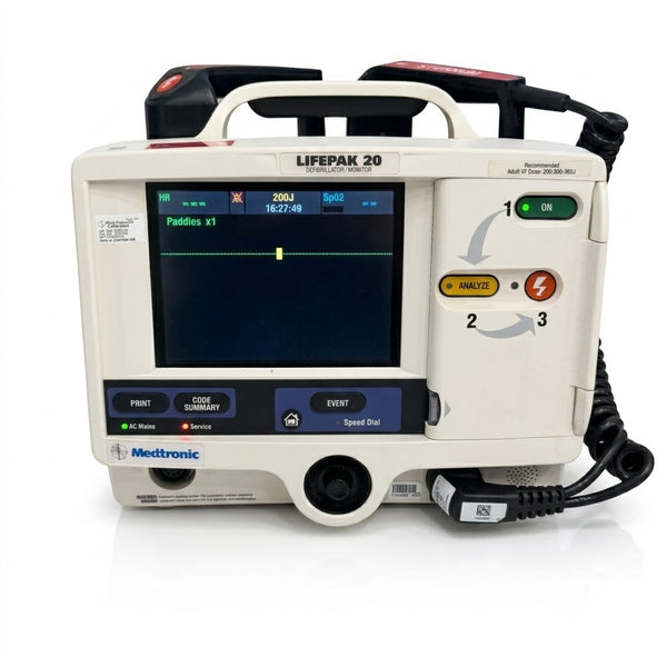 Medtronic Lifepak 20 Defibrillator/Monitor - Loyalty Medical