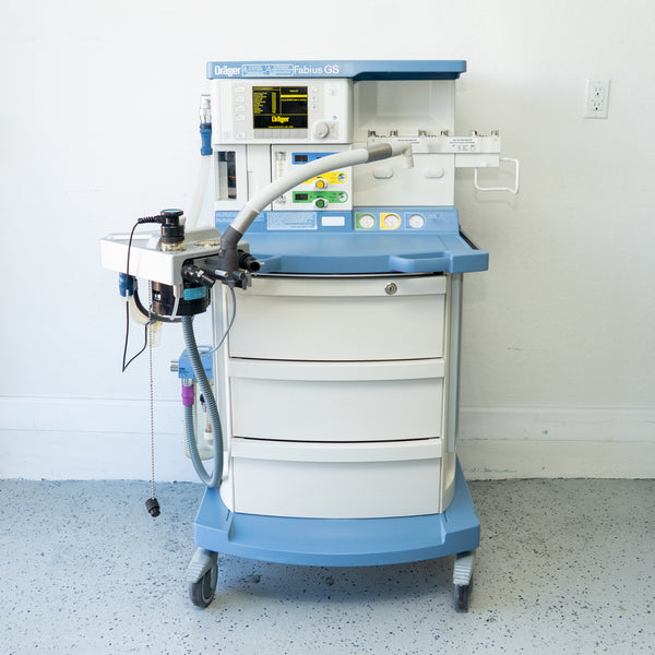 Draeger Fabius GS Anesthesia Machine 8604700-33 SW 3.37a ARXN0100