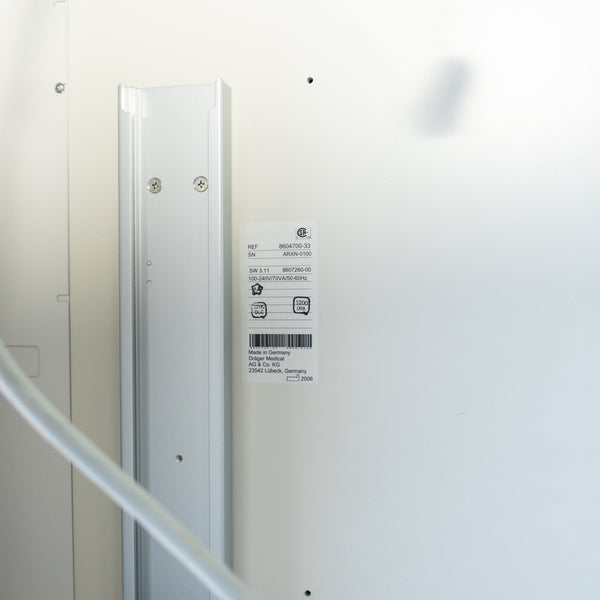 Draeger Fabius GS Anesthesia Machine 8604700-33 SW 3.37a ARXN0100