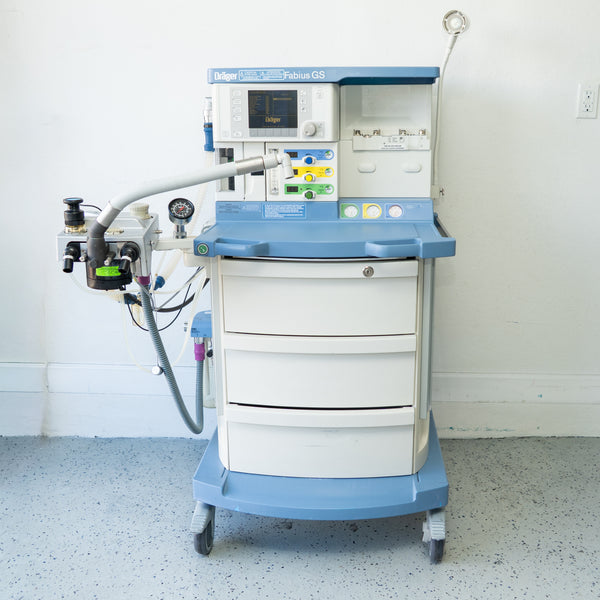 Draeger Fabius GS Anesthesia Machine 8604700-43 SW 3.37a ARZA-0044
