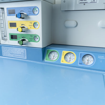 Drager Fabius GS Premium Anesthesia Machine w/ Monitor Co2 and A Gases Infinity Kappa 8607000-58 ASFB-0188 - Loyalty Medical