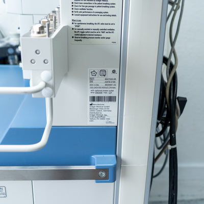 Drager Fabius GS Premium Anesthesia Machine w/ Monitor Co2 and A Gases Infinity Kappa 8607000-58 ASFB-0188 - Loyalty Medical