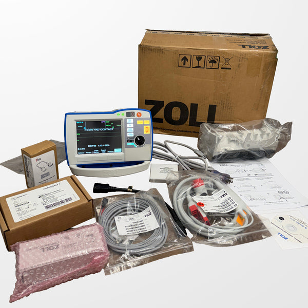 Zoll R Series Plus Defibrillator and Monitor, OneStep Pacing, SPO2, MFC, ECG, CO2 - Loyalty Medical
