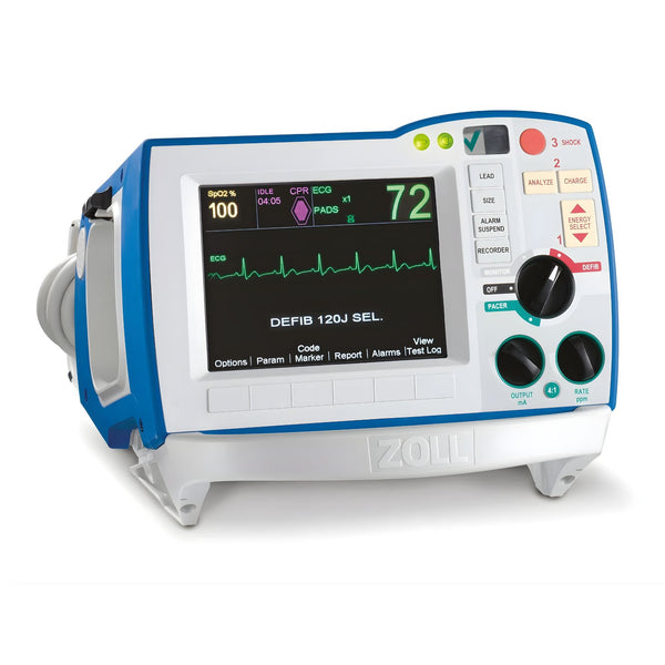 Zoll R Series Plus Defibrillator and Monitor, OneStep Pacing, SPO2, MFC, ECG, CO2 - Loyalty Medical