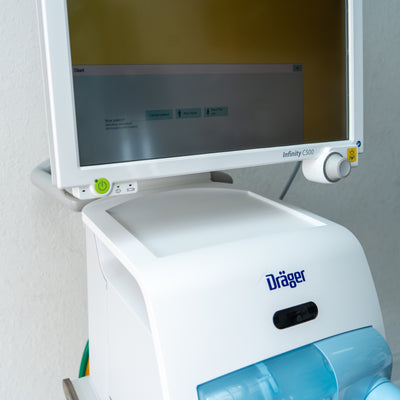 Drager Evita Infinity V500 W/ C500 8416000 Model 2020 0337 Low Usage Hours