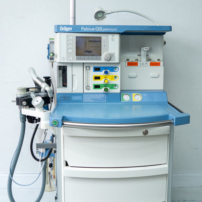 Draeger Fabius GS Premium Anesthesia Machine 8607000-29 SW 3.22 ASAH-0016 - Loyalty Medical