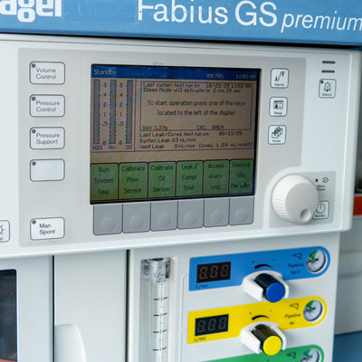 Draeger Fabius GS Premium Anesthesia Machine 8607000-29 SW 3.22 ASAH-0016 - Loyalty Medical