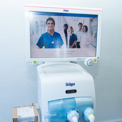 Drager Evita Infinity V500 W/ C500 8416000 Model 2020 0126 Low Usage Hours - Loyalty Medical