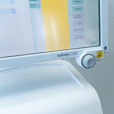 Drager Evita Infinity V500 W/ C500 8416000 Model 2020 0126 Low Usage Hours - Loyalty Medical