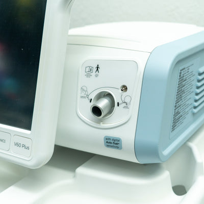 Philips Respironics V60 Plus w Rolling Stand Ventilator - Loyalty Medical